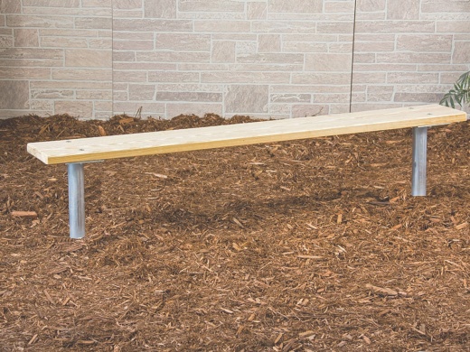 15' Treated Wood Players Bench