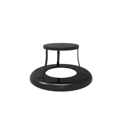 32 Gallon Trash Receptacle - Rain Bonnet Top