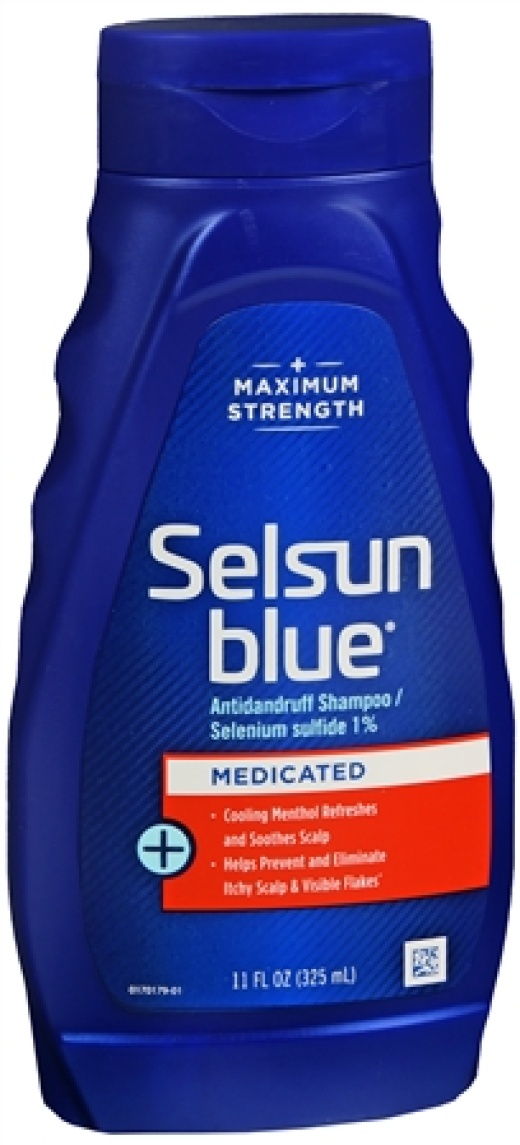 Selsun Blue Moisturizing Antidandruff Shampoo Maximum Strength Scalp Treatment With Selenium Sulfide 11 Fl. Oz
