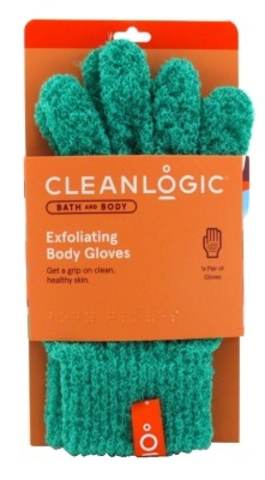 Bl Clean Logic Bath & Body Exfoliating Body Gloves - Pack Of 3