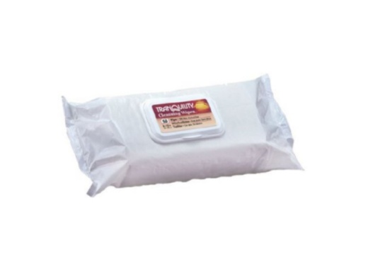 Tranquility® Personal Wipe Soft Pack Aloe Unscented 50 Count