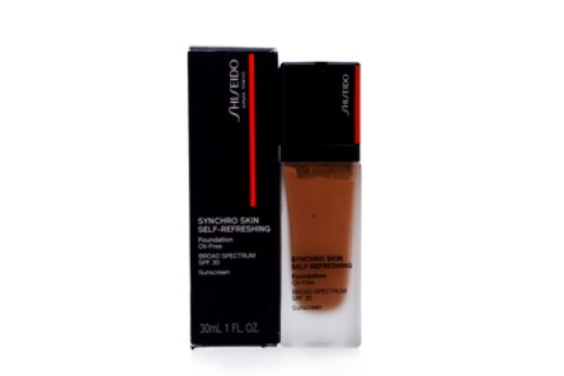 Shiseido/Synchro Skin Self -Refreshing Foundation (520) Rosewood 1.0 Oz (30 Ml) Oil-Free Spf 30