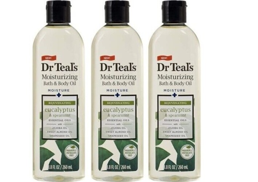 Bl Dr Teals Bath & Body Oil Rejuvenate Eucalyptus Oil 8.8Oz - Pack Of 3