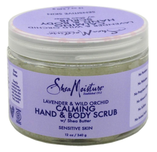 Bl Shea Moisture Lavender & Wild Orchid Hand + Body Scrub 12Oz - Pack Of 3