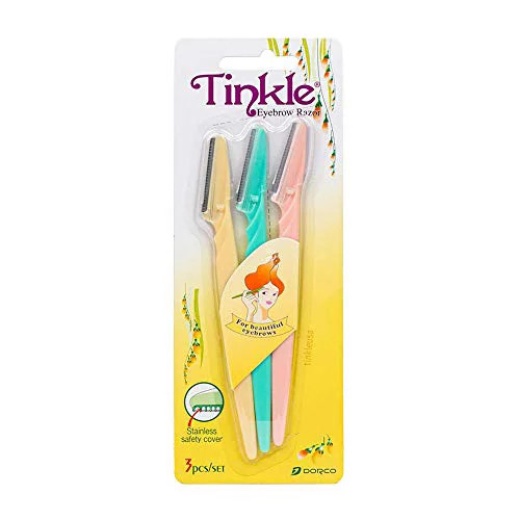 Bl Tinkle Eyebrow Razor 3 Count - Pack Of 3
