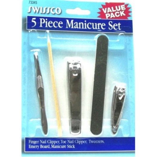 Bl Swissco 5 Piece Manicure Set - Pack Of 3