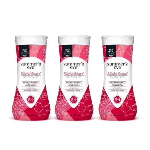 Ow Summers Eve Cleansing Wash 15 Oz X 3 Pack