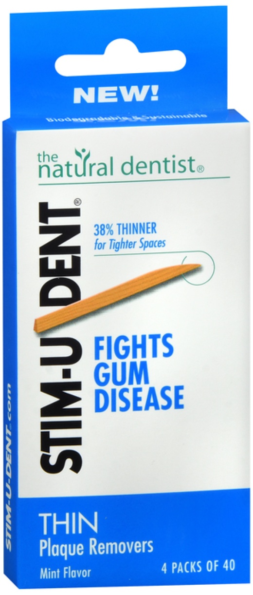 Stim-U-Dent Plaque Removers Thin Mint 160 Each