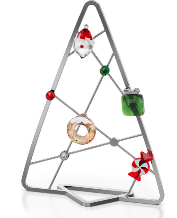 Swarovski Collections Holiday Cheers Tree With Magnets, Set Of 7