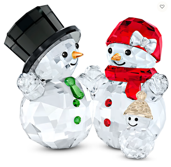 Swarovski Collections Snowman Family