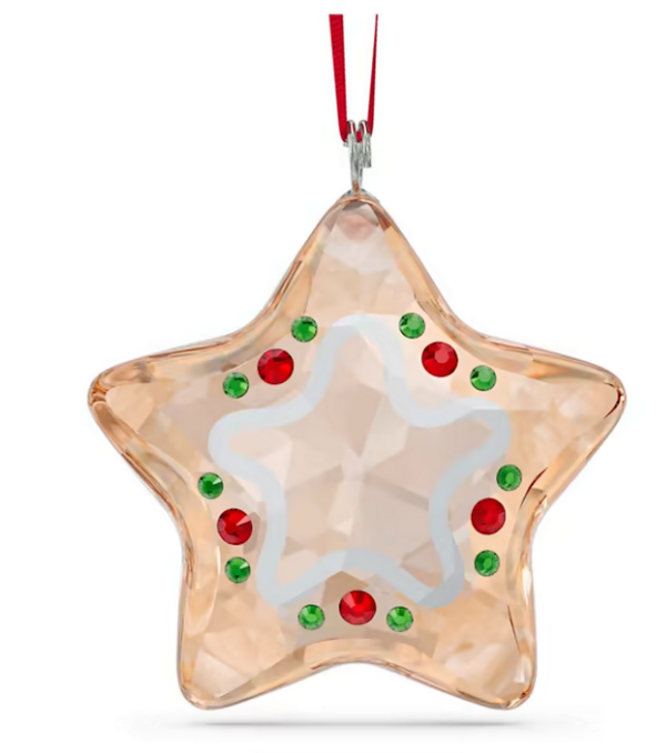 Swarovski Collections Holiday Cheers Gingerbread Star Ornament