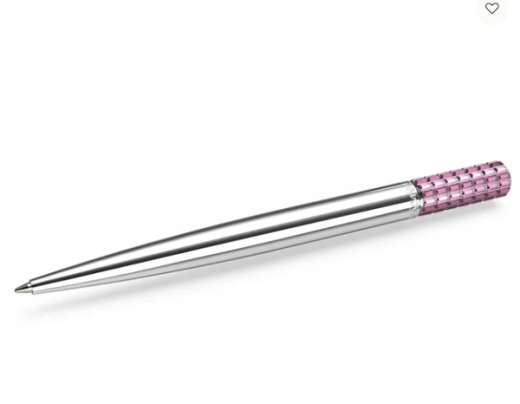 Swarovski Collections Ballpoint Pen Pink, Chrome Plated