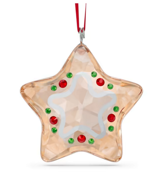 Swarovski Holiday Cheers Gingerbread Star Ornament