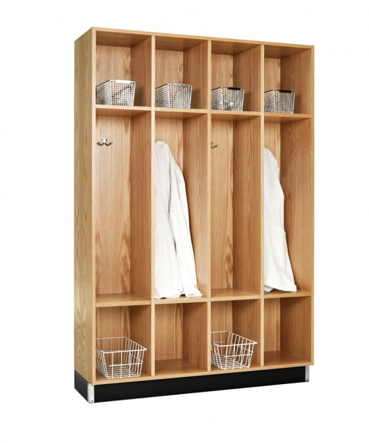 Backpack Cabinet - Premium Oak Veneer Storage Locker