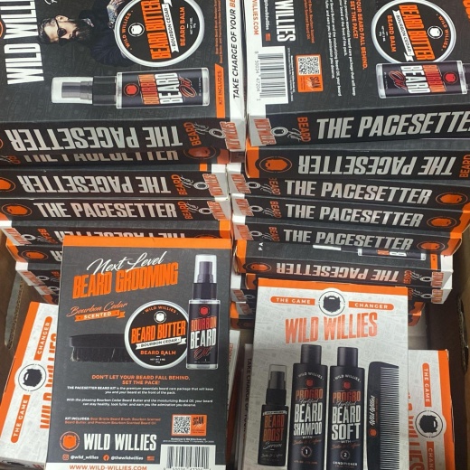 Wild Willies Take Charge Of Your Beard Game! Beard Care Kits (30 Pcs Lot)