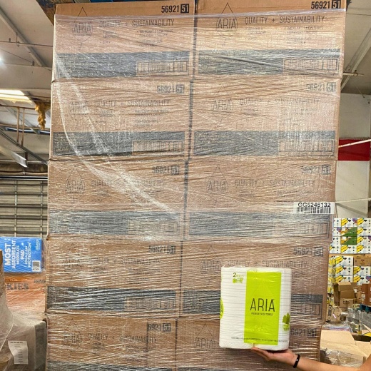 Aria - 2 Rolls - 138 Sht - 2 Ply (192 Pcs Pallet)