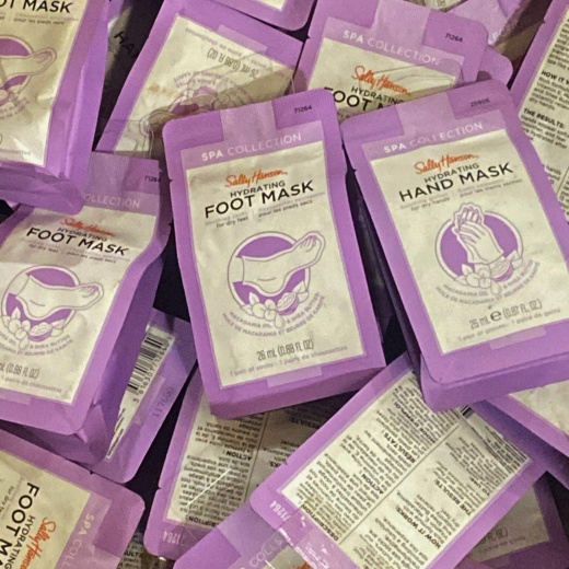 Sally Hansen Hydrating Foot & Hand Mask Spa Collection With Macademia Oil & Shea Butter 26Ml (55 Pcs Lot)