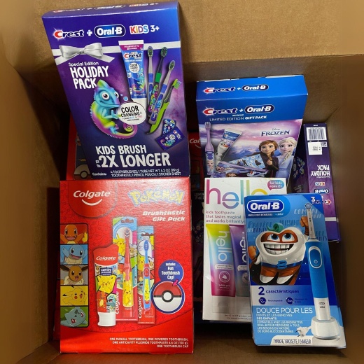 Children Oral Health Kits Assorted Mix For Girls & Boys (24 Pcs Lot)