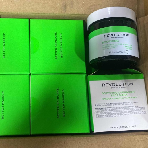 Revolution Soothing Overnight Face Mask + Cannabis Sativa (24 Pcs Box)