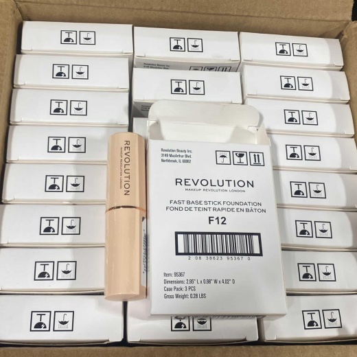 Revolution Fast Base Stick Foundation F12 (72 Pcs Box)