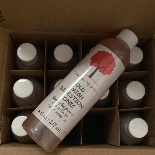 Caleb Treeze Organic Farm Old Amish Digestion Tonic Dietary Supplement Original Recipe Natural Ingredients 8Oz (50 Pcs Lot)