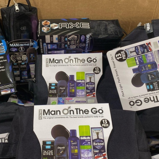 Man On The Go Travel Kits Include (22 Pcs Lot)