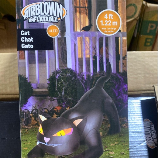 Airblown Inflatable Cat Led Lights Up For Outdoor & Indoor Use (48 Pcs Lot)