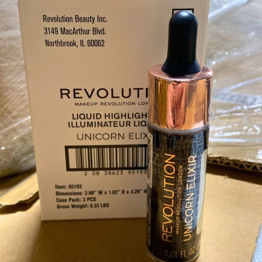 Revolution Unicorn Elixir Liquid Highlighter 0.61Oz (30 Pcs Lot)