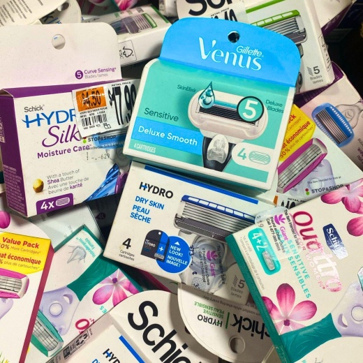 Schick Men & Women Cartridges Assorted Mix (50 Pcs Lot)