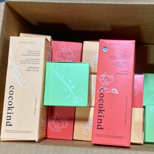 Cocokind Skincare Includes Oil To Milk Cleanser , Rosewatertoner & Smoothing Cream (17 Pcs Lot)