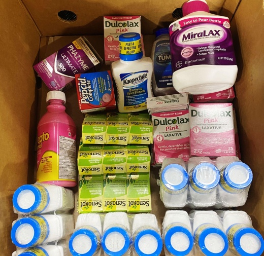 Stomach Relief Assorted Mix Incudes Dulcolax,Pepcid Complete,Nexium,Miralax (40 Pcs Lot)