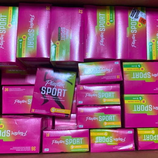 Playtex Assorted Tampons Mix (46 Pcs Lot)