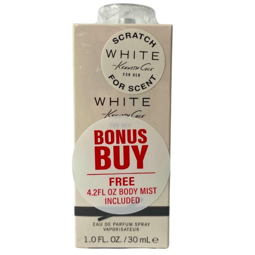 White Kenneth Cole For Her Bonus Buy Fragrance Mist & Eau De Parfum Spray 1Oz & 4.2Oz (40 Pcs Lot)