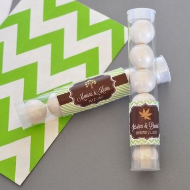 Personalized Fall Candy Tubes