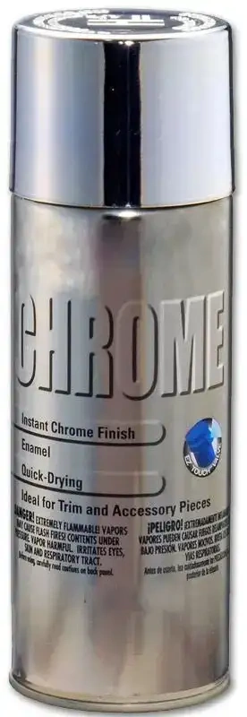 Chrome Paint - 12 Oz. Spray Can - Fast Drying Enamel