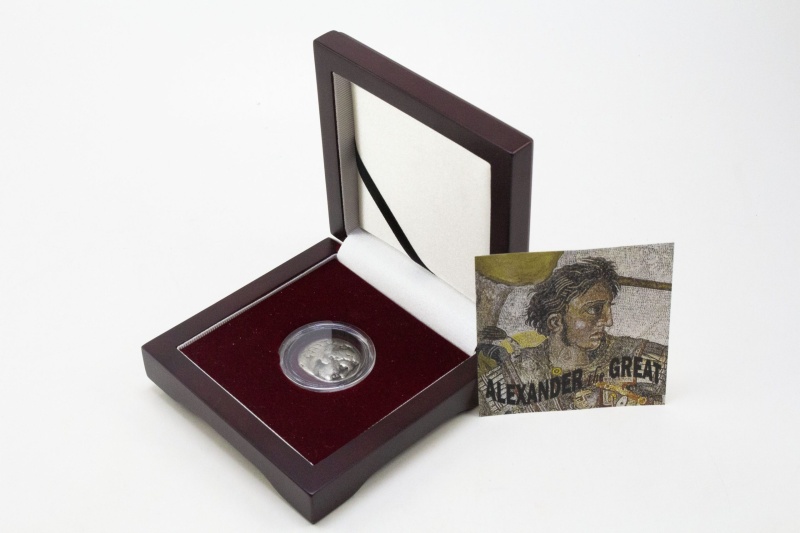 Alexander The Great Silver Tetradrachm (One-Coin Box)