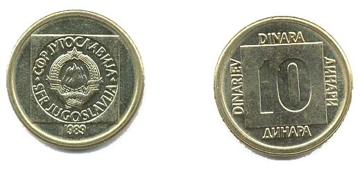 Yugoslavia Km131(U) 10 Dinara