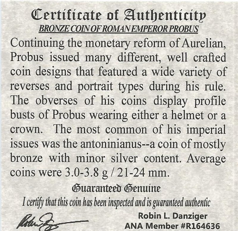 Probus Box: Father Of Modern Europe’S Wine Industry (One-Coin Box)