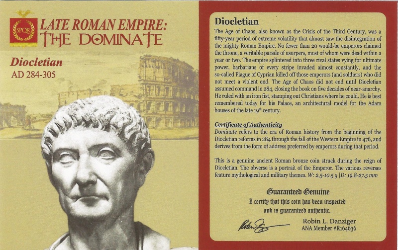 Roman Ae Of (Ad284-305) Ngc(Vf)