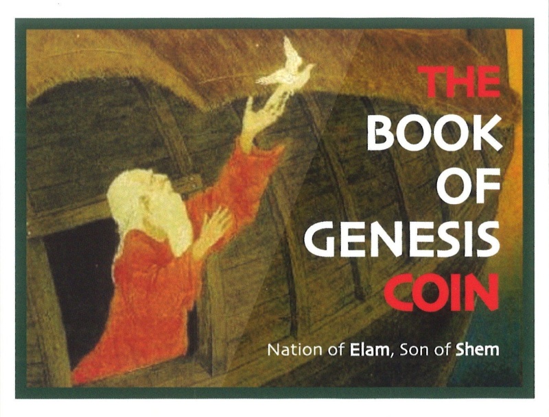 Book Of Genesis Coin: Nation Of Elam, Son Of Shem (Clear Box)