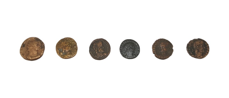 Rise Of Christianity In Ancient Rome: 12 Bronze Coins