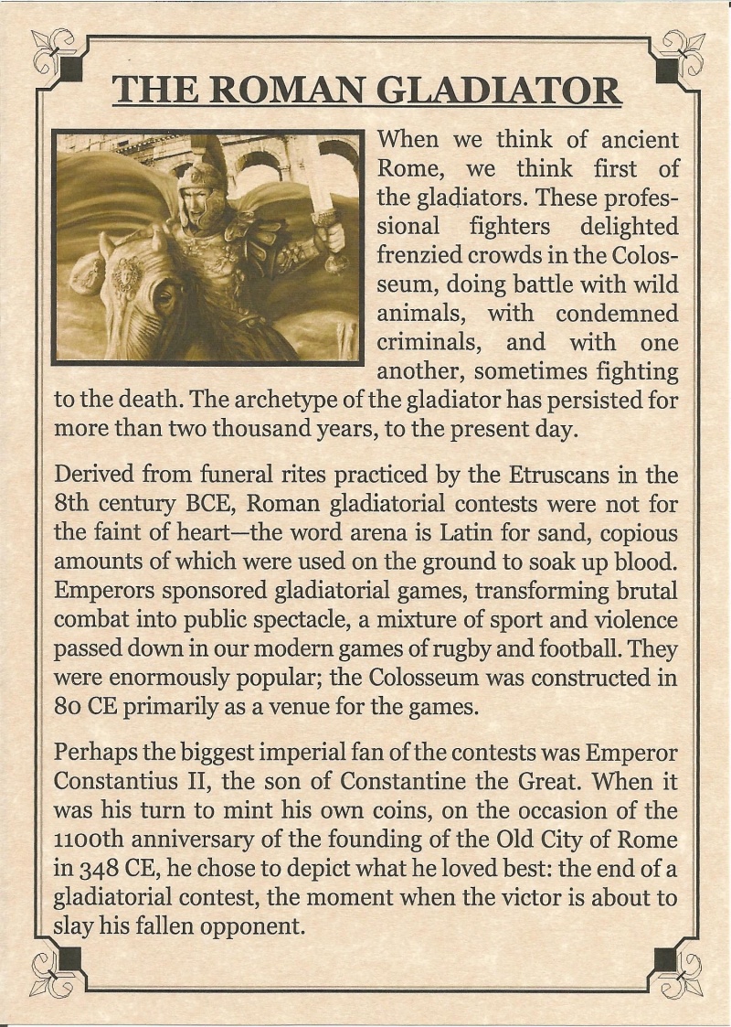 Gladiator: Roman Coin Of Emperor Constantius Ii (Album)