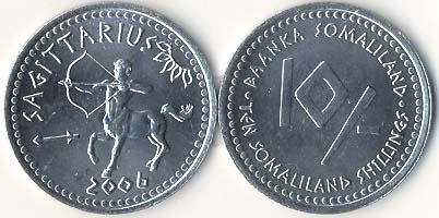 Somalilandkm17(U) 10 Shillings Sagittarius