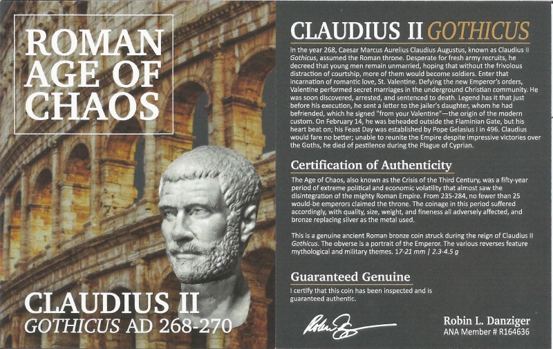 Roman Ae Of Claudius Ii Gothicus (Ad 268-270) Ngc(F)