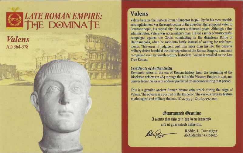 Roman Ae Of (Ad364-378) Ngc(Au)
