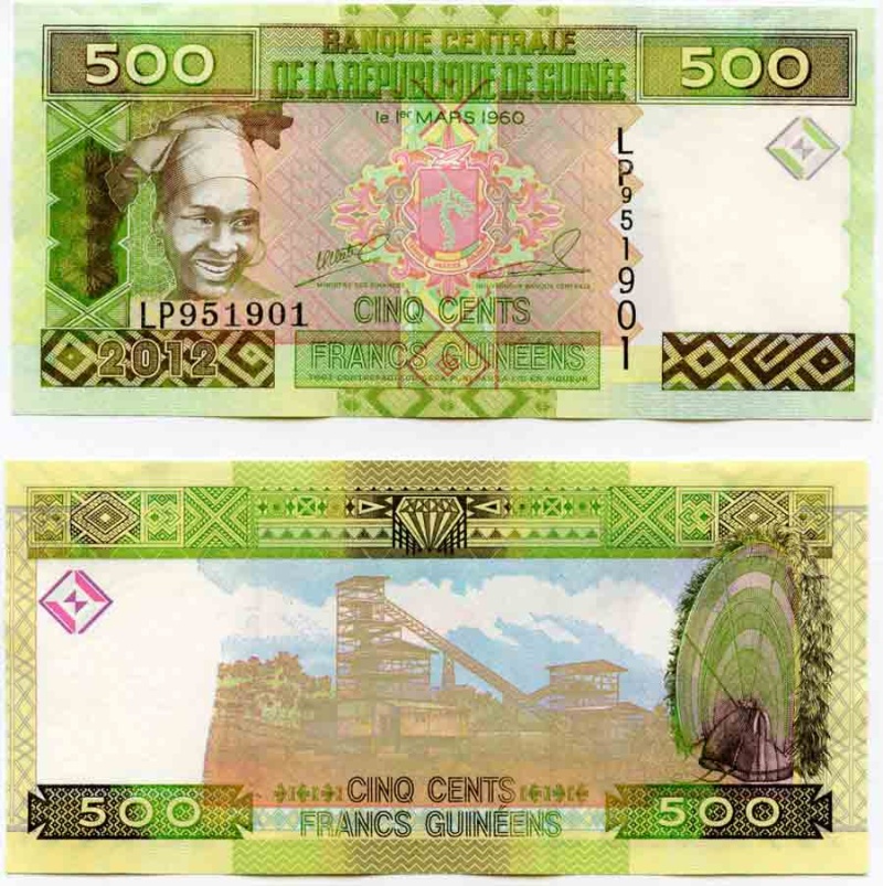 Guinea P39(U) 500 Francs