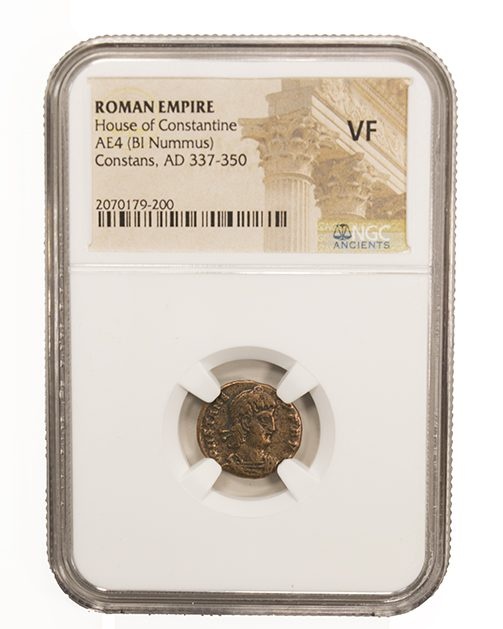 House Of Constantine: A Collection Of Five Slabbed Coins (Five-Coin Box)