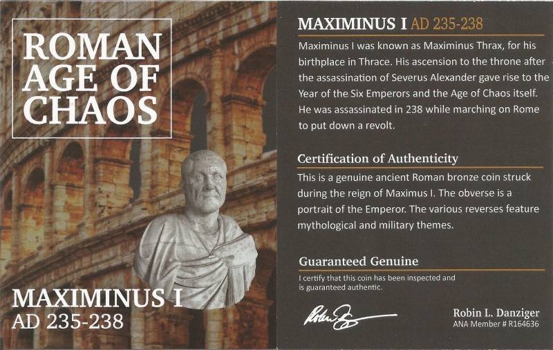 Maximinius 1St Antoninianus Ngc Certified Slab(Vf)