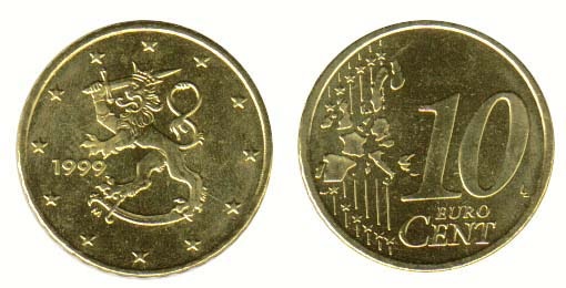 Finland Km101(U) 10 Finl. Cents