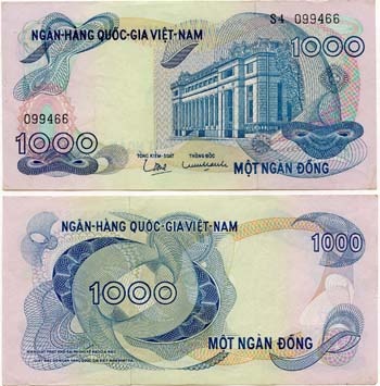 Viet Nam South P29(Au) 1,000 Dong